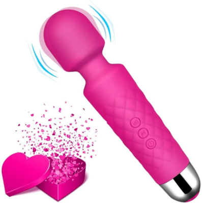 Wand Massager – 20 Modes & 8 Speeds Powerful Quiet Vibrator