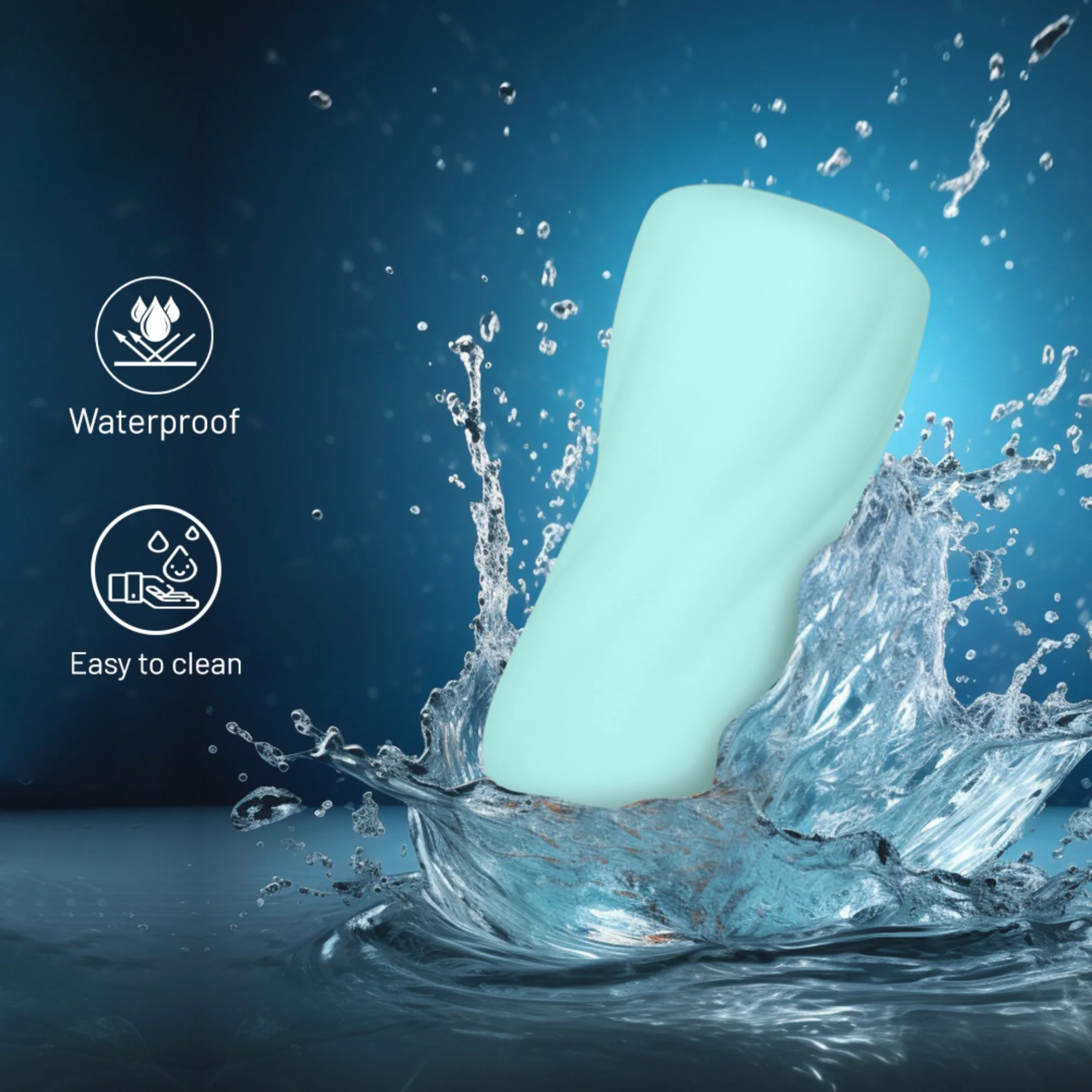 Blue Men Massager – Soft Pocket Stroker for Men