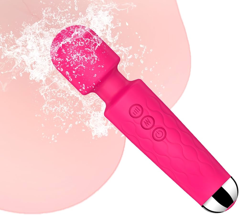 Wand Massager – 20 Modes & 8 Speeds Powerful Quiet Vibrator