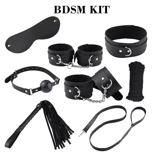 Romantic Handcuff Set - 8 Piece BDSM Kit
