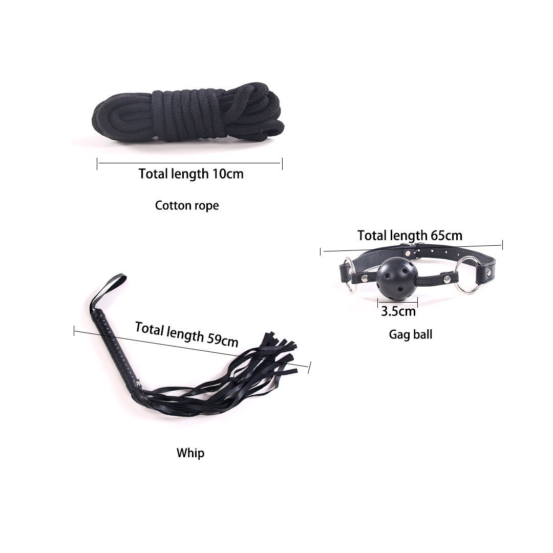 Romantic Handcuff Set - 8 Piece BDSM Kit