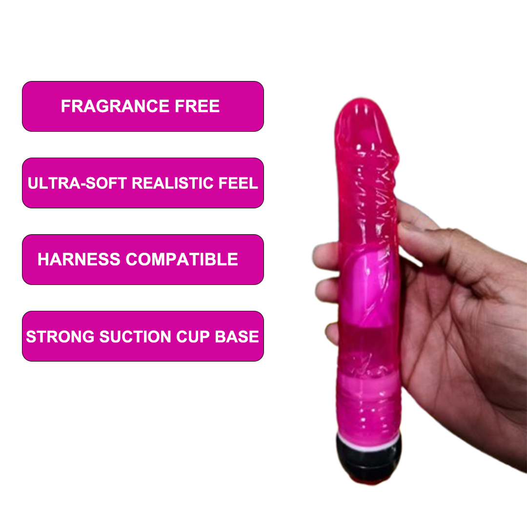7 Inch Realistic Textured Vibrating Dildo