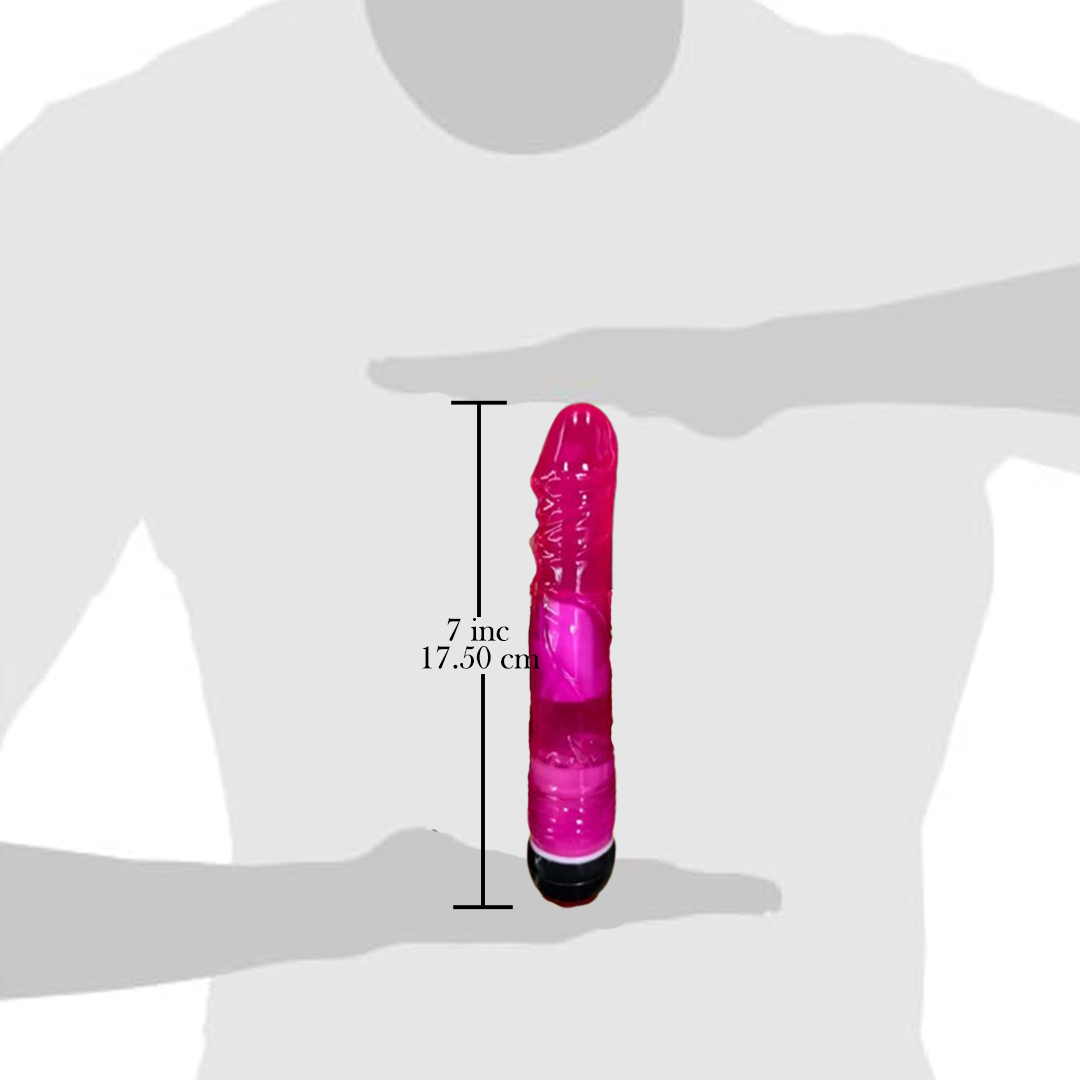 7 Inch Realistic Textured Vibrating Dildo