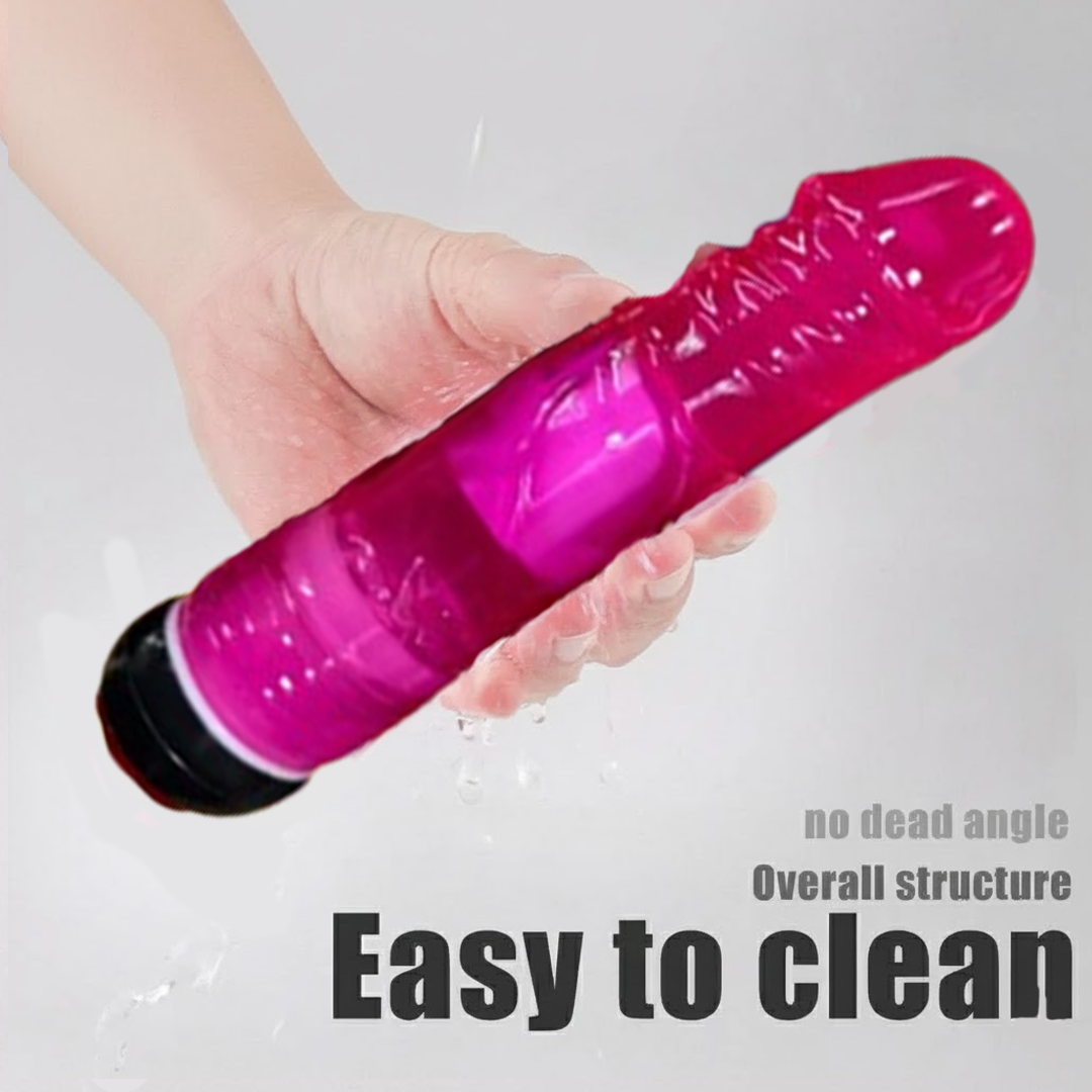 7 Inch Realistic Textured Vibrating Dildo