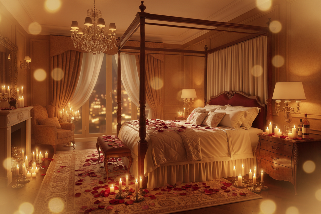 Romantic Bedroom Banner